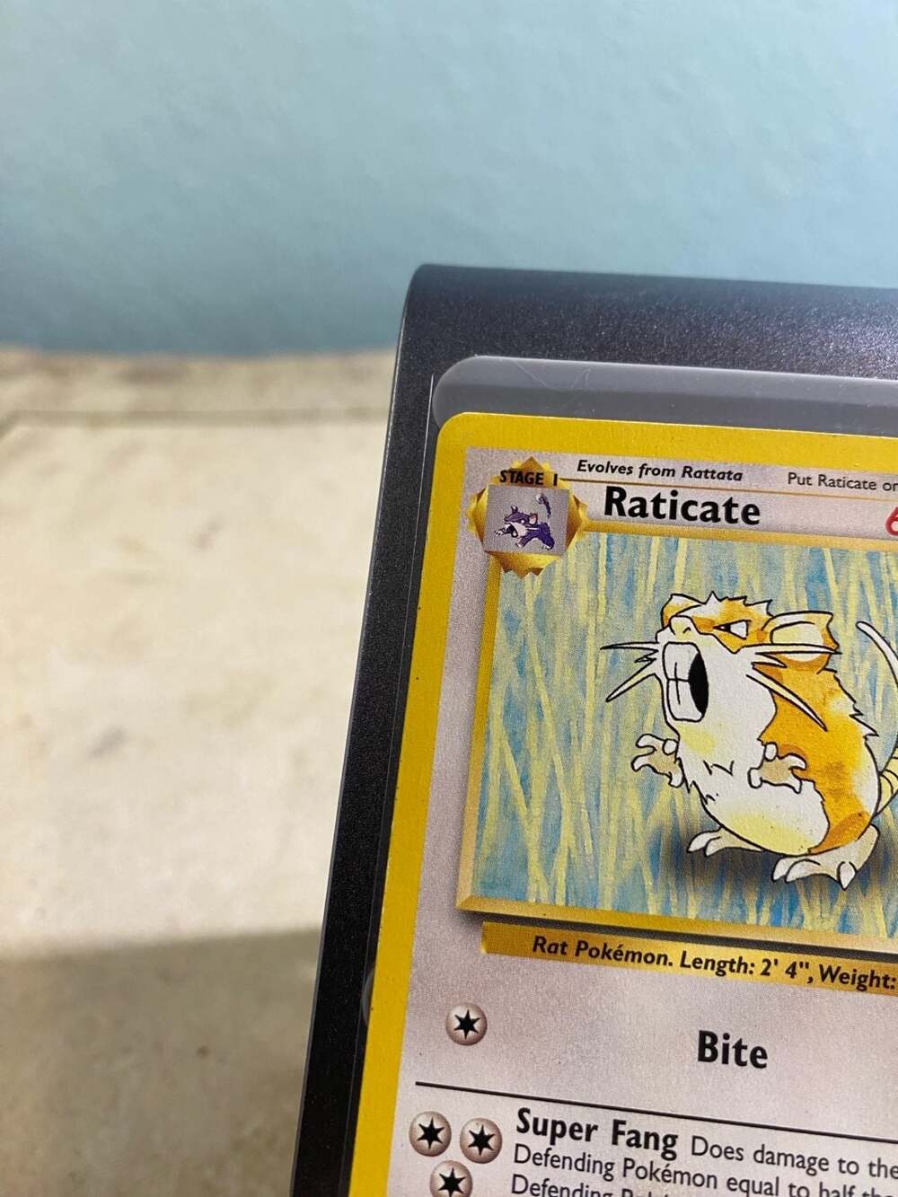 1999 Pokemon Base Set Raticate 40/102 - Picture 5 of 10